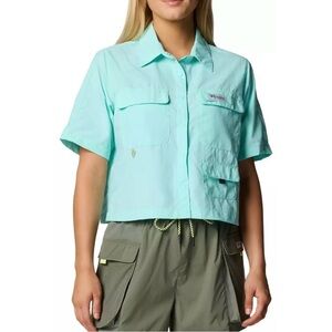 Columbia PFG Open Water Short sleeve shirt size Large